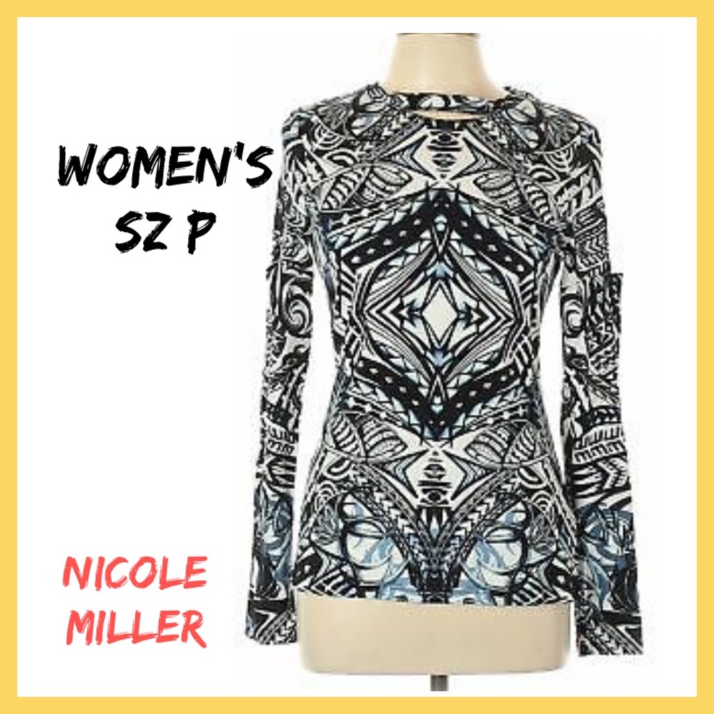 Designer Long NICOLE MILLER Pin Sleeve P9